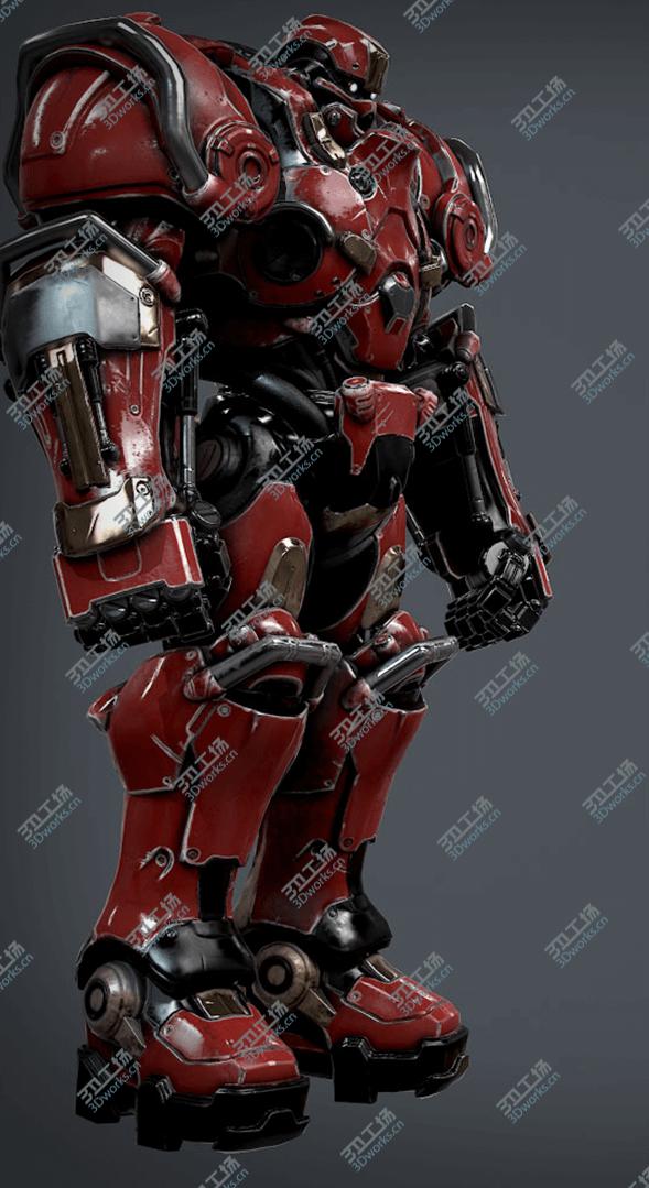 images/goods_img/202105074/Sci Fi Power Suit - Starter Pack 3D model/3.jpg